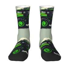 Cool Sports Car Illustration Printing Socks Men's 360 Degree 3D Printing Socks Digital Printing Socks Medium Socks
