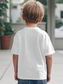 Unique Floral American Flag Floral 4th Of July Novelty Awesome Graphic Kid T-Shirt Cute Kid T Shirts Trending Tees Tops For Kid - White - View 4