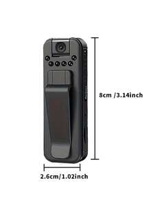 Mini Body Camera With Clip – Portable Wearable Small Security Video Recorder