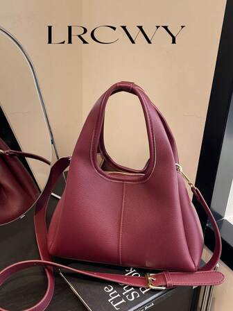 Women's Bucket Bag, Fashionable Handbag, Stylish & Elegant, Large Capacity, Khaki Color, Shoulder Strap