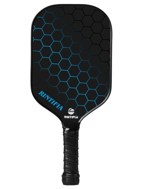 "Dull Blue" Graphic Pickleball Paddle With Fiberglass Face & Lightweight Honeycomb Core – Ideal For Casual Players & Indoor Courts
