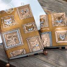 Pharaoh's Cat, Vintage Creative Interesting Notebook, Premium Fabric Cover Personalized Planner, Handmade Original Personalized Notebook, Cute Cat Fabric Diary, Collectible Notebook, Collectible Planner - Cat Notebook - View 6