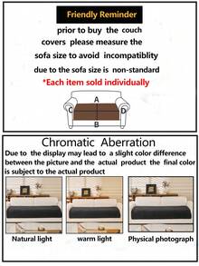 1pc Thick Plush Sofa Cushion Cover, Modern Simple Anti-Slip Warm Sofa Seat Pad, Dust-Proof Washable Sofa Slipcover, Soft & Fade-Resistant, Pet-Friendly, Fits L-Shaped Sofa And 1/2/3/4 Seater Sofa, Suitable For Bedroom, Office, Living Room
