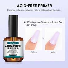 Kit de vernis à ongles acrylique liquide monomère, 75 ml – Qualité professionnelle, sans huile, avec 3 pinceaux à ongles et un récipient en verre pour extensions et nail art. - Multicolore - Voir 9