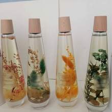 1 Bottle Of Premium Flameless Aroma Diffuser, Featuring Unique Scent From Plant Extracts, Contains Elegant Natural Plant Specimens, Innovative Dry Flower Technology, Ideal As A Gift, Home/Office Decor, Air Freshener, Aromatherapy, 140ml.