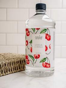 Scented Water Refill 1 Liter Room Aroma For Fabrics, Clothes, Curtains, Bathroom - 櫻桃和榛子 - 查看 3