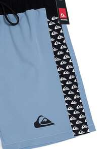 Quiksilver Men's Bermuda Shorts With Side Pockets And Elastane - Baby Blue - View 2