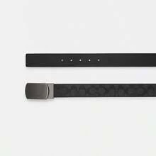 Coach Men's Casual Belt Leather Ratchet Belt For Men Dress and Business Belt for Men with Adjustable Buckle, Trim to Fit - 黑色1 - 查看 8