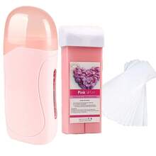 Viilife 一套滚轮式脱毛蜡套装，包含1个蜡罐、100片脱毛蜡纸、5片湿巾，男女均适用，适合敏感肌肤。 - 美規A型插(110-127V) - 查看 13