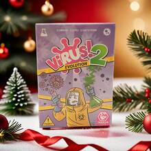 病毒卡牌游戏 - 家庭趣味派对棋盘游戏（西班牙语、英语和法语）| 冬季圣诞礼物互动桌面游戏（仅限扩展包） - 彩色 - 查看 9