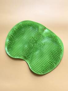 1pc Multi-Functional Non-Slip Shower Foot Scrubber Massager, Slouchy Massage Back Foot Scraping Pad With Suction Cup