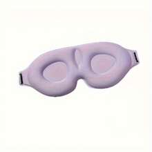 Super Soft 3D Sleep Mask - Light Blocking And Noise Reduction, Soft Pink/Gradient Color Series, Hypoallergenic And Anti-Allergy, Suitable For Travel, Home, Yoga, And Nap, Unisex, Suitable For All Skin Types, Comfortable Fit, Essential For Busy Individuals - 黑色 - 查看 10