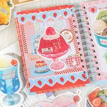 12 Sheets Happiness Cafe Vintage Style Food Creative DIY Scrapbooking Decorative Paper