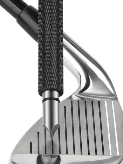 1 Piece Multi-Style Golf Club Groove Sharpener, Golf Club Groove Cleaner, Recutting And Cleaning Tool For Wedges And Irons – Enhances Golf Ball Backspin For Precise Shots, 5 Colors Available