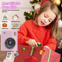 儿童数码玩具相机多功能玩具小型摄影儿童相机仿真单反造型角色扮演家用必备 - 彩色 - 查看 4