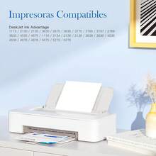 Cartucho de Tinta de Mayor Capacidad para 664XL Repuesto para HP 664 664XL 664 XL Tinta Compatible con HP DeskJet Ink Advantage 1115 3635 3636 3775 3835 3838 4675 5275 (1 Negro 1 Color) - 664 XL Paquete combinado de 1 negro y 1 tricolor - Ver 3