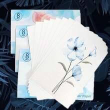 8 Stücke 400g Aquarellpapier aus Holzzellstoff, geeignet für Aquarellmalerei, Filzstifte, Gouache, Ölmalerei und andere Malbegeisterte