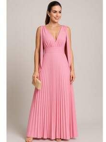 Women Dresses - 淺粉色 - 查看 1