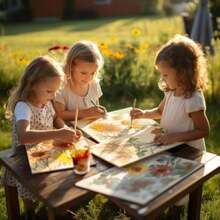 Lienzo Para Pintar Para Pintura Acrílica Y Arte Al Óleo 20 piezas 5x7 8x10 9x12 11x14 pulgadas 100% Algodón Sin Ácidos Lienzos Para Pintar Para Artistas Profesionales Pintores De Hobby Niños Y Principiantes bastidores para pintar niños - Blanco - Ver 8