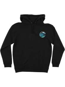 SANTA CRUZ Wave Dot PO Hooded Heavyweight Sweatshirt Black  Mens - màu đen - Xem 1