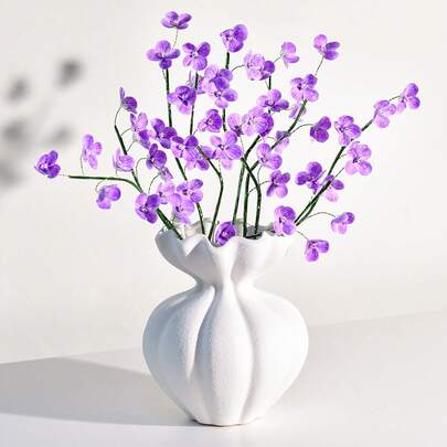 5개/9개 인공 꽃 나방 난초 가정 장식 가짜 꽃 인공 식물 어머니 날 선물 생일 선물 사무실 장식 발렌타인 데이 선물 가짜 식물 크리스마스 장식