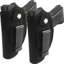 2-Pack Adjustable Tactical Waist Holster For 17 & Similar Pistols – Ambidextrous Carry For Enhanced Security And Comfort - Gói 2 - Xem 3