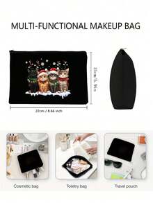 Borsa a tracolla con motivo carino a gatto, borsa leggera da viaggio, borsa multifunzionale a tracolla, zaino, regalo di compleanno per il ritorno a scuola, regalo ideale per insegnanti, idea regalo di ringraziamento, regalo di apprezzamento, borsa regalo, riutilizzabile, borsa per insegnanti, borsa per mamma, regalo ideale per damigelle, borsa per la scuola, grande capacità, leggera