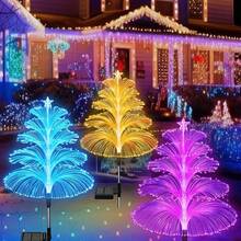 1 pieza Lámpara de medusa de cinco capas con estrella con iluminación LED multicolor, excelente opción para la decoración navideña, adecuada para reuniones festivas interiores y exteriores, mejora de fiestas, decoración de jardín y patio. Decoración navideña, decoración del árbol de Navidad, regalo, decoración para bodas, suministros para fiestas, interior, exterior, jardín, días festivos, Halloween, decoración de Acción de Gracias