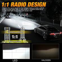 S&D H7 LED Headlights H4 Led Canbus H1 9005 HB3 H11 HB4 9006 HB4 Turbo Lamp Auto Headlamp Car Accessories 12V 6000K White