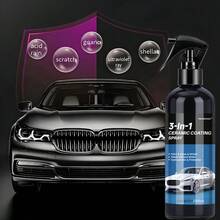 JB-XPCS 3-In-1 Car Nano Ceramic Coating Quick Spray Film, Anti-Scratch, Hydrophobic, Paint Protection Wax, Car Detailing Polishing Kit - Black - View 9