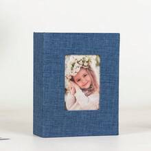 1pc 4x6 Photo Album, 100 Capacity, Linen Fabric Cover, Slip-In Pocket Style, Suitable For Wedding, Family, Vacation, Anniversary, Birthday Gifts, Anniversary Celebration, Perfect Gift - Multicolor - View 7
