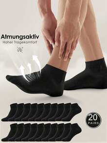 5 Pairs Women Black Low-Cut Breathable Simple Socks, Thin Design, Suitable For Travel And Holiday Christmas Gift - Black - View 10