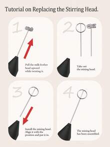 奶泡器，强力手持奶泡器，迷你奶泡器，咖啡搅拌器，不锈钢咖啡饮料搅拌机，拿铁、卡布奇诺、抹茶、热巧克力，便携式泡沫机，电动无线搅拌机迷你咖啡机