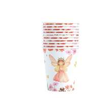 30pcs Cute Floral Fairy Disposable Plates & Cups, Party Supplies Suitable For 30 Guests, Disposable Paper Plates & Cups For Birthday, Wedding, Party, Family Picnic