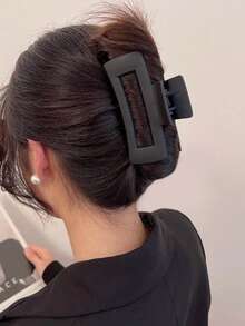 Women's Soft Anti-Fall Anti-Collision Silicone Elastic Durable Solid Color Hair Claw Clip, Suitable For Daily Use At Home, School, Beach, Summer Vacation, Work Commute, Parties, Holidays, Birthdays, Back To School Season, New Year, Valentine's Day, Mother's Day, Teacher's Day Gifts, Wedding Season, Music Festivals, Graduation Season Winter Hair Clip Hair Accessories For Women Elegant Hair Clutch