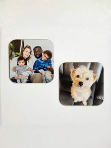 1/3/5pcs Custom Fridge Magnets – Perfect For Weddings, Valentine's Day, Warm Home Decor Gifts For Family,Personalized Photo Customization! DIY Fridge Magnets, Stickers & Photo Paper – Ideal Wedding & Valentine's Gifts, Decorate Home With Heartfelt Warmth,Photo Customization For Unique Romance! DIY Fridge Magnets,Christmas Gift,Personalized Photo Magnet To Memorialize Vacations, Save The Date, Graduations, Occasion And Photo Gifts