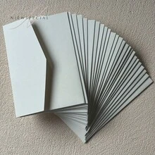 25pcs Tri-Fold Pocket Wedding Invitation Cards With Envelopes, Simple Invitation Cards For Engagement, Christening, DIY Invitations, 5*7 Inch Invitations, Pocket Invitations, Customized Invitations, Christmas Cards - Ivory - View 13