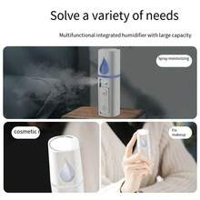 Portable Mini Face Spray Handy Steamer USB Spray Hand Eyelash Extension Atomizer Face Moisturizer Christmas Gift Valentine Gift