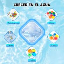 Bolas de Gel Perlas de Agua 100.000Pcs, 7-9mm las Bolas de Hidrogel, Color Gel Beads, Utilizado para Plantar Flores, Decoración, Entretenimiento - 1 - Ver 3