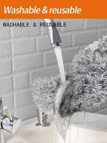 1pc Extendable Car Duster Cleaning Tool - Anti-Static Brush For Cleaning Dashboard, Windows And Windshield | Multifunctional Car Cleaning Kit - one-size - View 8