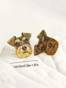 Customized Photo Engraved Stainless Steel Cat Dog Portrait Earrings, Personalized Pet Memorial Gift, Fashion Simple Jewelry For Women, Birthday Gift For Pet Lovers, Suitable For Mother's Day, Valentine's Day, Christmas, Gifts For Family, Lover, Friends, Mom, Girlfriend, Bestie, Students