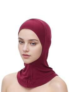 1pc Women's Solid Color Beanie Hat, Versatile For Spring, Summer, Autumn, Winter,Beach,Vacation - Multicolor - View 18