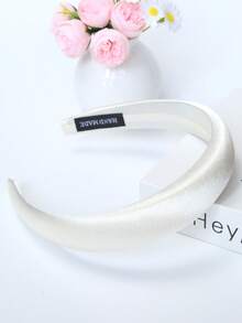 Early Spring Pearl Hair Hoop Advanced Sense New High Cranial Top Wide Edge Color Small Fresh Heart Hair Accessories, Hair Band,