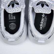 Adidas Fashionable, Comfortable, Versatile Thick-Sole Retro Couple Running Shoes GZ3507 - White/Black - View 6