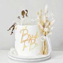 Bộ 2/6/12 chiếc giày cao gót cô dâu bằng acrylic, thích hợp cho trang trí bánh cưới, tiệc cô dâu, tự làm bánh và món tráng miệng. - Nhiều màu - Xem 1