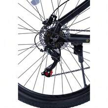 Bicicleta todoterreno de 29 pulgadas con 21 velocidades, frenos de disco hidráulicos, cuadro rígido de aluminio, horquilla de suspensión, para adultos (175-190 cm)