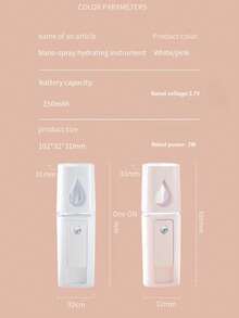 Portable Mini Face Spray Handy Steamer USB Spray Hand Eyelash Extension Atomizer Face Moisturizer Christmas Gift Valentine Gift