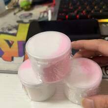 70ml Single Bottle Rose Pink Dual-Color Mud Slime Set, Cream Slime Set, Party Favor Slime Toy, New Year Gift, Cute Slime Gift Basket Filler, Super Soft Non-Sticky (Slime Not Included, Not Recommended) - Multicolor - View 7