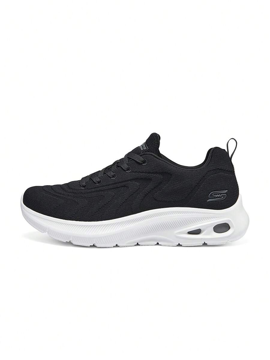Giày thể thao đế xuồng cổ điển thời trang SKECHERS, đế dày, nâng cao, thích hợp cho học sinh, quà tặng sinh nhật, nhân viên, đi bộ đường dài, đi làm, giày đi bộ ngoài trời thoải mái 237283C - màu đen - Xem 1