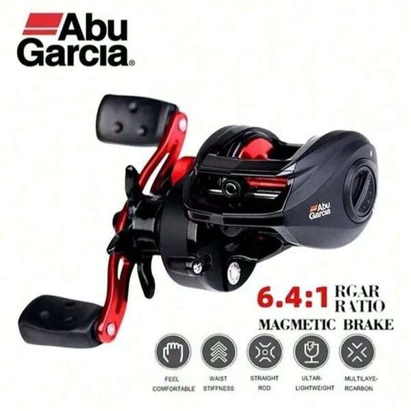 ABU Garcia BMAX3 Fishing Reel, Right And Left, Fishing Reel 6.4:1, Max Drag 8kg, Metal Reel 5BB
